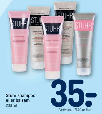 Stuhr shampoo eller balsam