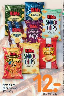 KiMs chips eller snacks