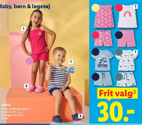 LUPILU Top, T-shirt eller shorts