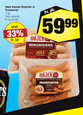 Højer Kæmpe Ringrider el. Frankfurter