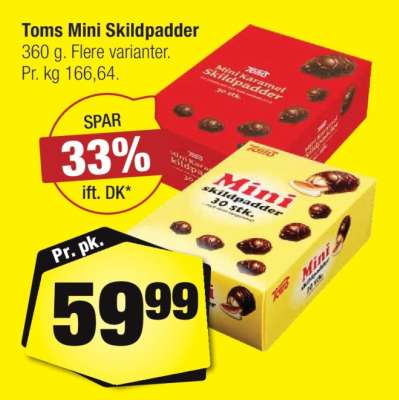 TOMS MINI SKILDPADDER