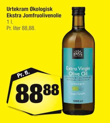 Urtekram Økologisk Ekstra Jomfruolivenolie