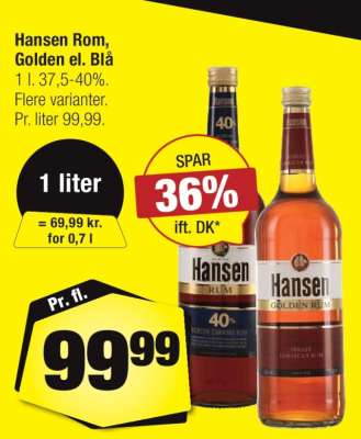 Hansen Rom, Golden el. Blå