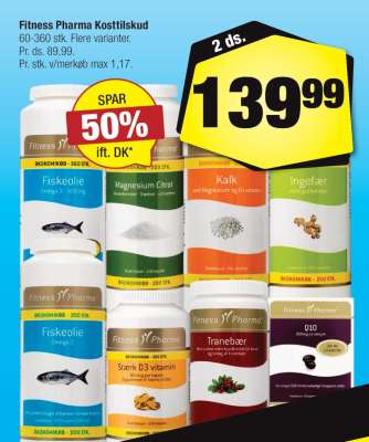 Fitness Pharma kosttilskud