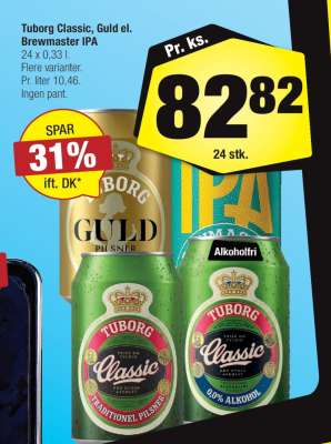 Tuborg Classic, Guld el. Brewmaster IPA