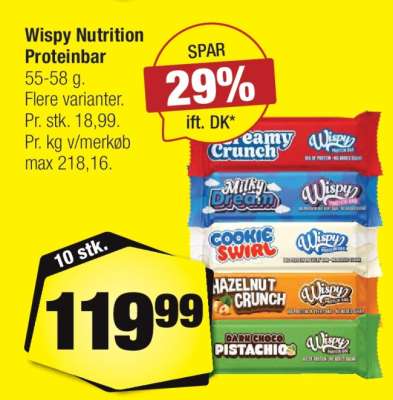 Wispy Nutrition Proteinbar
