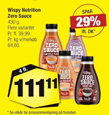 Wispy Nutrition Zero Sauce