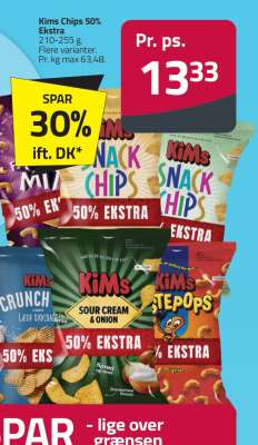 Kims Chips 50% Ekstra
