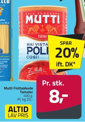 MUTTI Finthakkede tomater