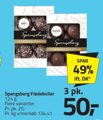 SPANGSBERG Flødeboller