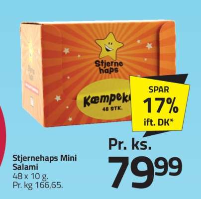 Stjernehaps Mini Salami