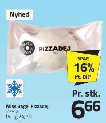Miss Bagel pizzadej