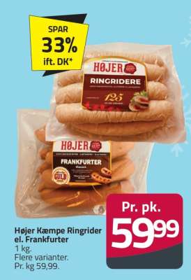 Højer Kæmpe Ringrider el. Frankfurter