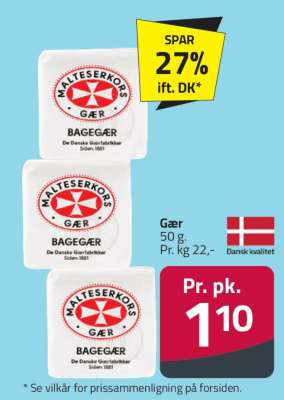 Malteserkors Gær