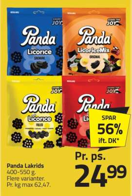 Panda lakrids