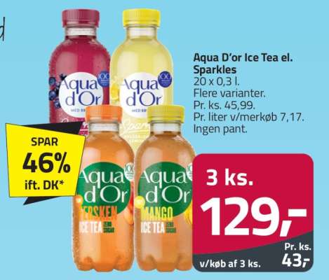Aqua D'or Ice Tea el. Sparkles