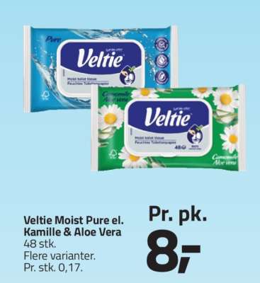 Veltie Moist Pure el. Kamille & Aloe Vera