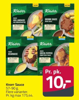 Knorr sauce