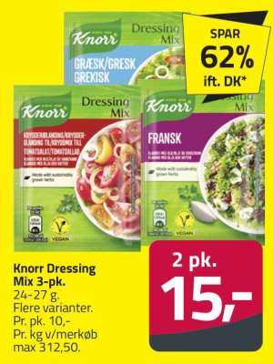 Knorr Dressing Mix 3-pk.