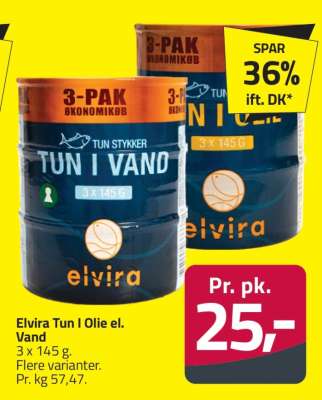 Elvira Tun I Olie el. Vand