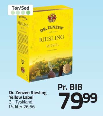 Dr. Zenzen Riesling Yellow Label