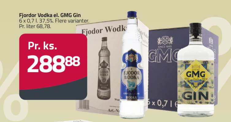 Fjodor Vodka el. GMG Gin