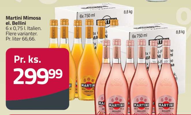Martini Mimosa el. Bellini