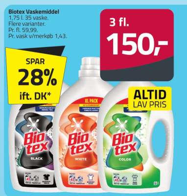 Biotex vaskemiddel