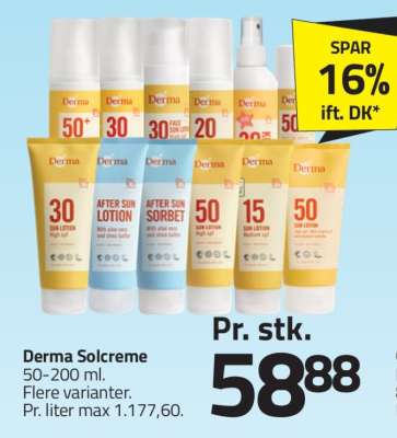Derma solcreme