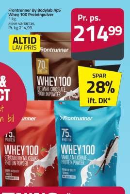 Frontrunner By Bodylab ApS Whey 100 Proteinpulver