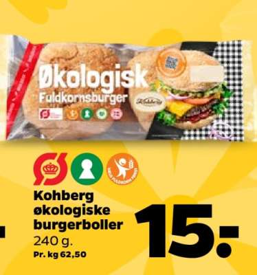 Kohberg økologiske burgerboller