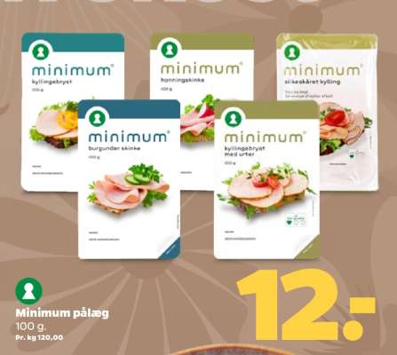 Minimum pålæg