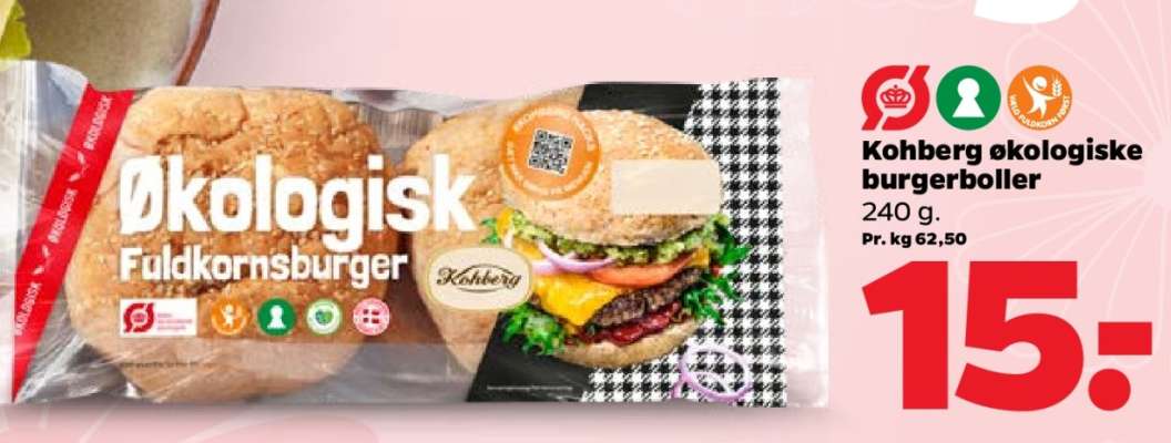 Kohberg økologiske burgerboller
