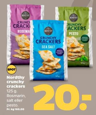 Nordthy crunchy crackers