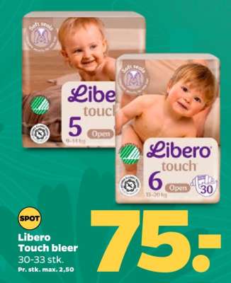 Libero touch bleer