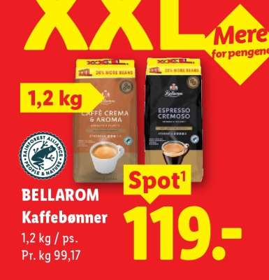 Bellarom Kaffebønner