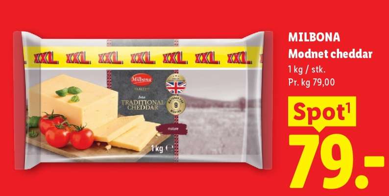 MILBONA Modnet cheddar