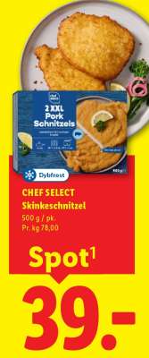 CHEF SELECT Skinkeschnitzel