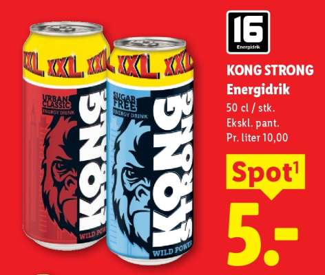 KONG STRONG Energidrik