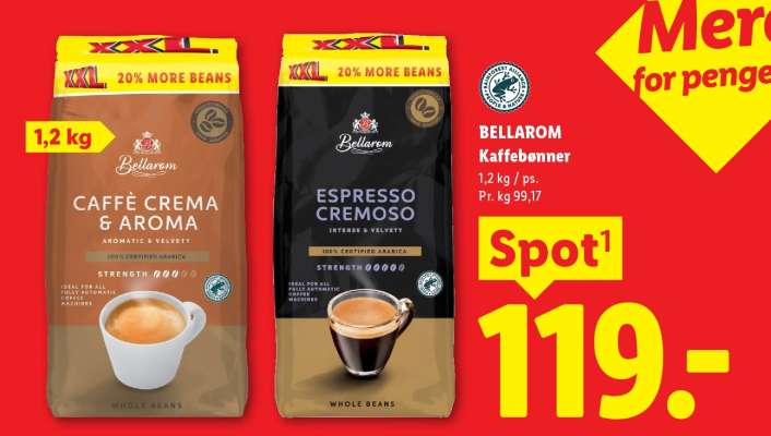 Bellarom Kaffebønner