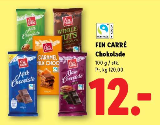 FIN CARRÉ Chokolade