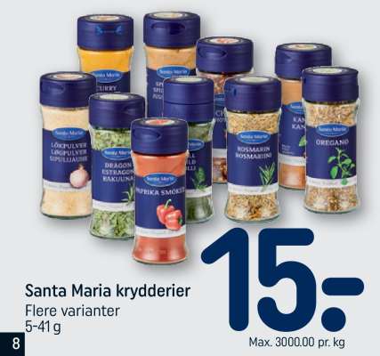 Santa Maria krydderier