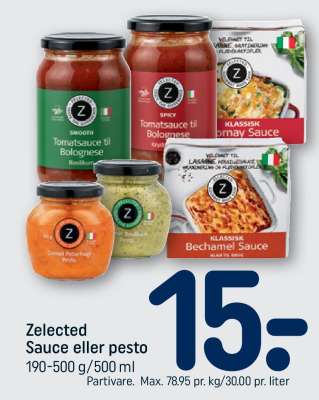Zelected sauce eller pesto