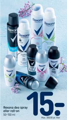 Rexona deo spray eller roll-on
