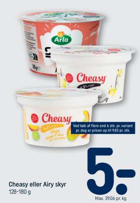 Cheasy eller Airy skyr