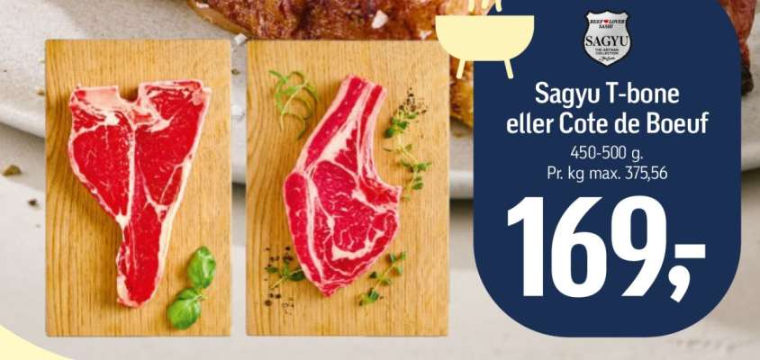 Sagyu T-bone eller Cote de Boeuf