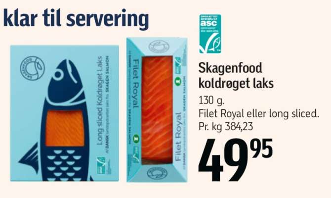 Skagenfood koldrøget laks