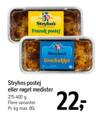 Stryhns postej eller røget medister