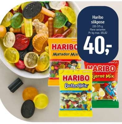 Haribo slikpose