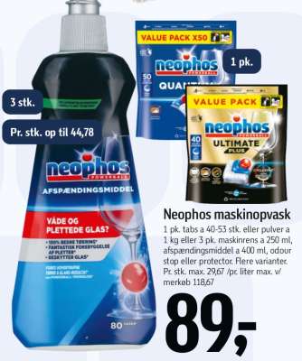Neophos maskinopvask